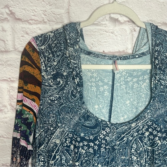 Free People Movement Soul Searcher Printed Hoodie NWOT - Picture 6 of 13